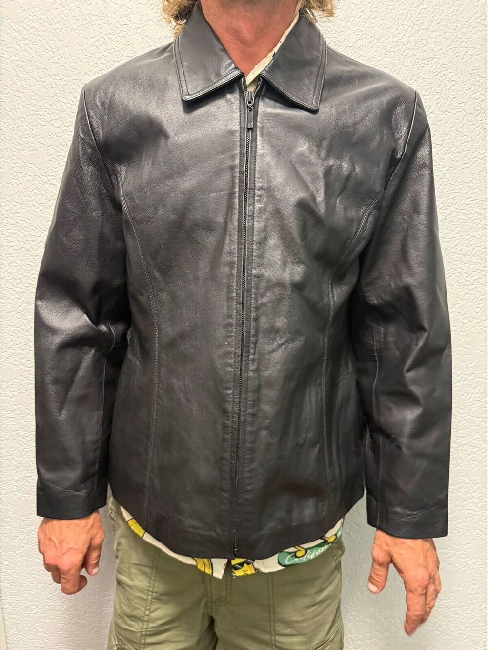 Genuine Shaver Lake Leather Jacket XL